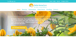 Desktop Screenshot of deltahomecare.com