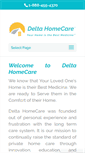 Mobile Screenshot of deltahomecare.com